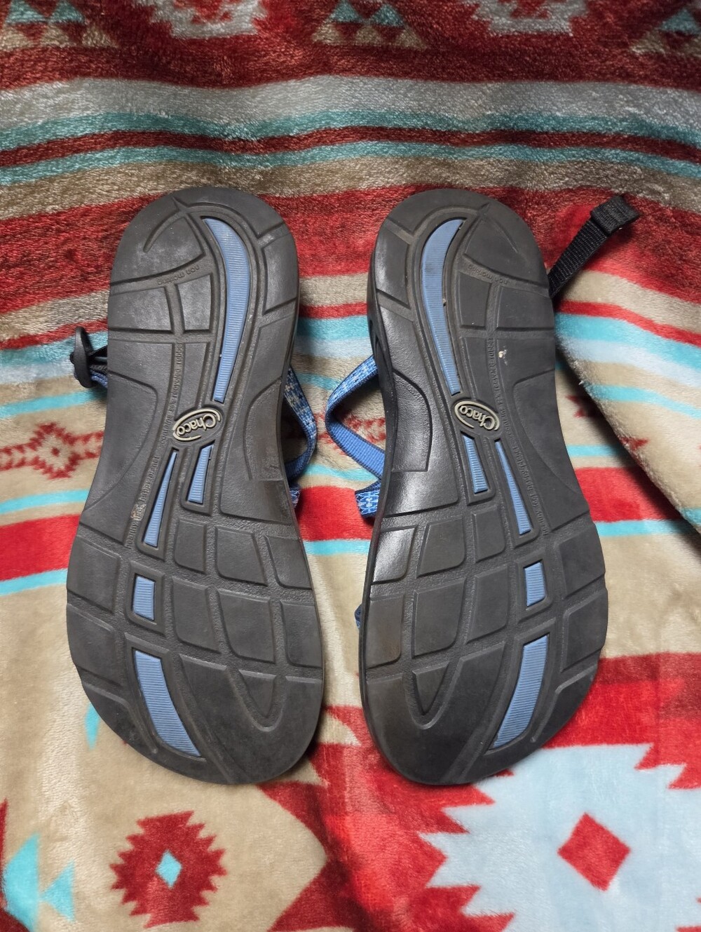 Chaco Z1 ceramic blue Unaweep strappy adjustable outdoor water sandals womens 8 - Picture 4 of 6